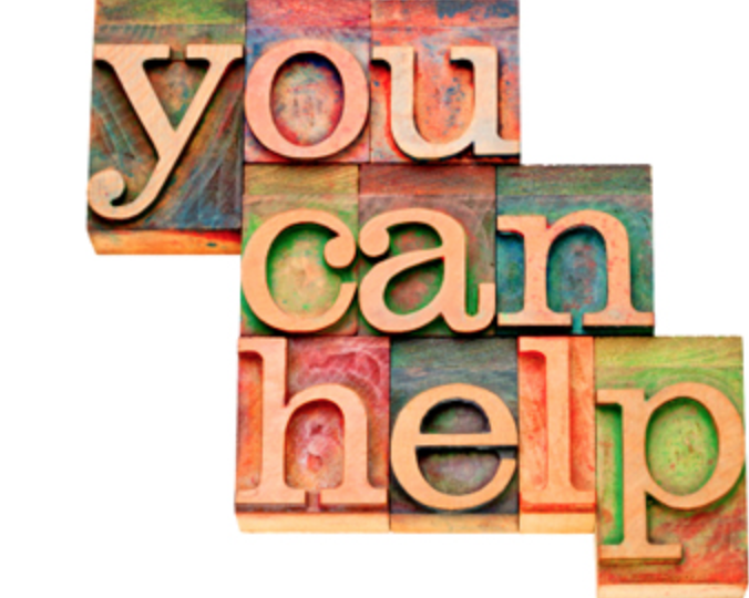You Can Help